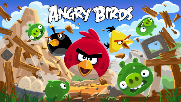 Operários protestam fantasiados de Angry Birds